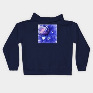 Abstract Unfolding Of A Bloom Kids Hoodie